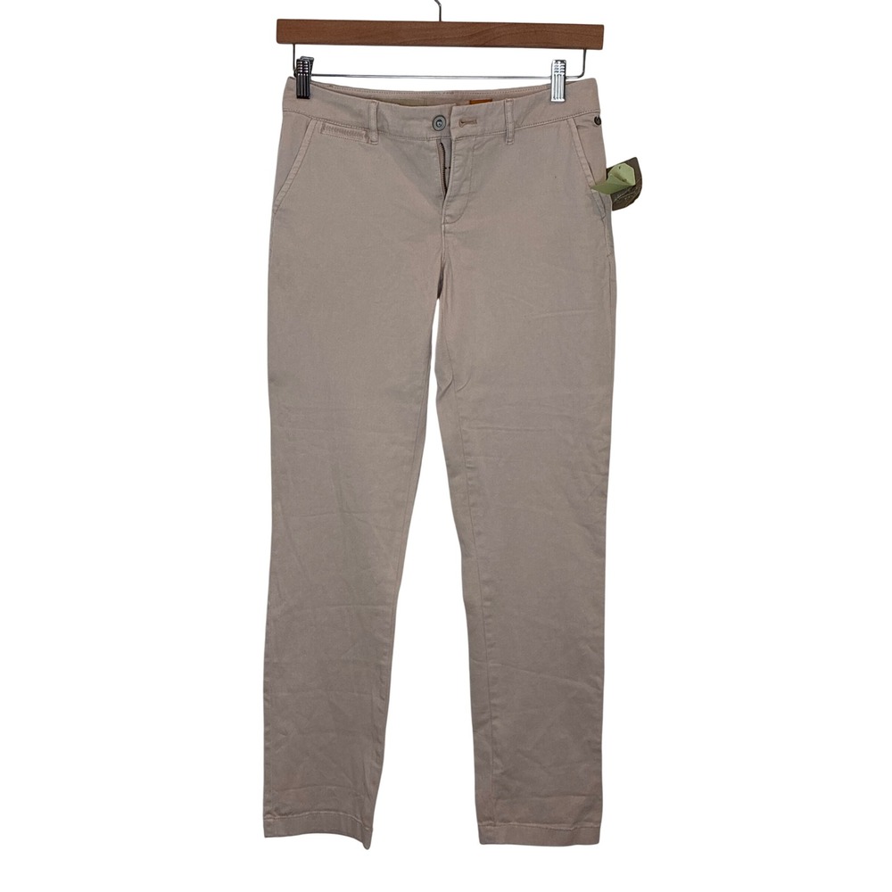 Anthropologie Pilcro Hyphen Chino Pants Size 27 Khaki Pink/Rose Neutral NWT - Picture 1 of 7